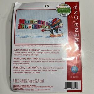 Dimensions Cross Stitch Kit Christmas Penguin